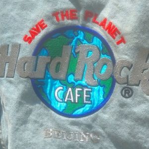 90s vintage Hard Rock Cafe Beijing vintage denim jacket